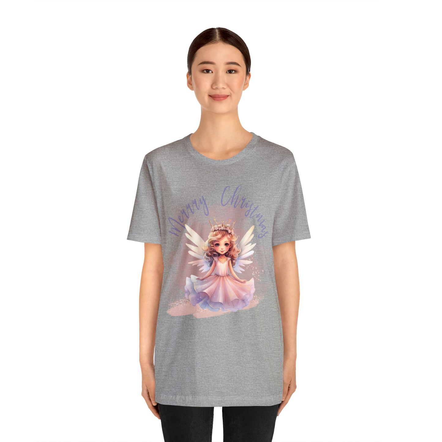 Unisex Jersey Short Sleeve Tee Christmas, Women's Fairy TShirt -A00001