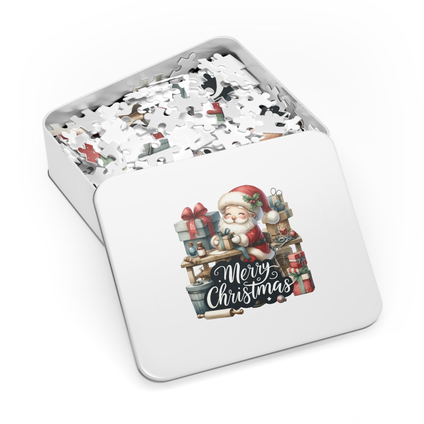 Jigsaw Puzzle, Christmas, Santa, Personalised/Non-Personalised (30, 110, 252, 500,1000-Piece)