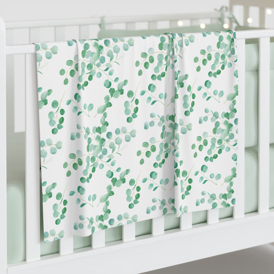 Baby Swaddle Blanket, Australian Eucalyptus, Baby Swaddle, Baby Shower gift