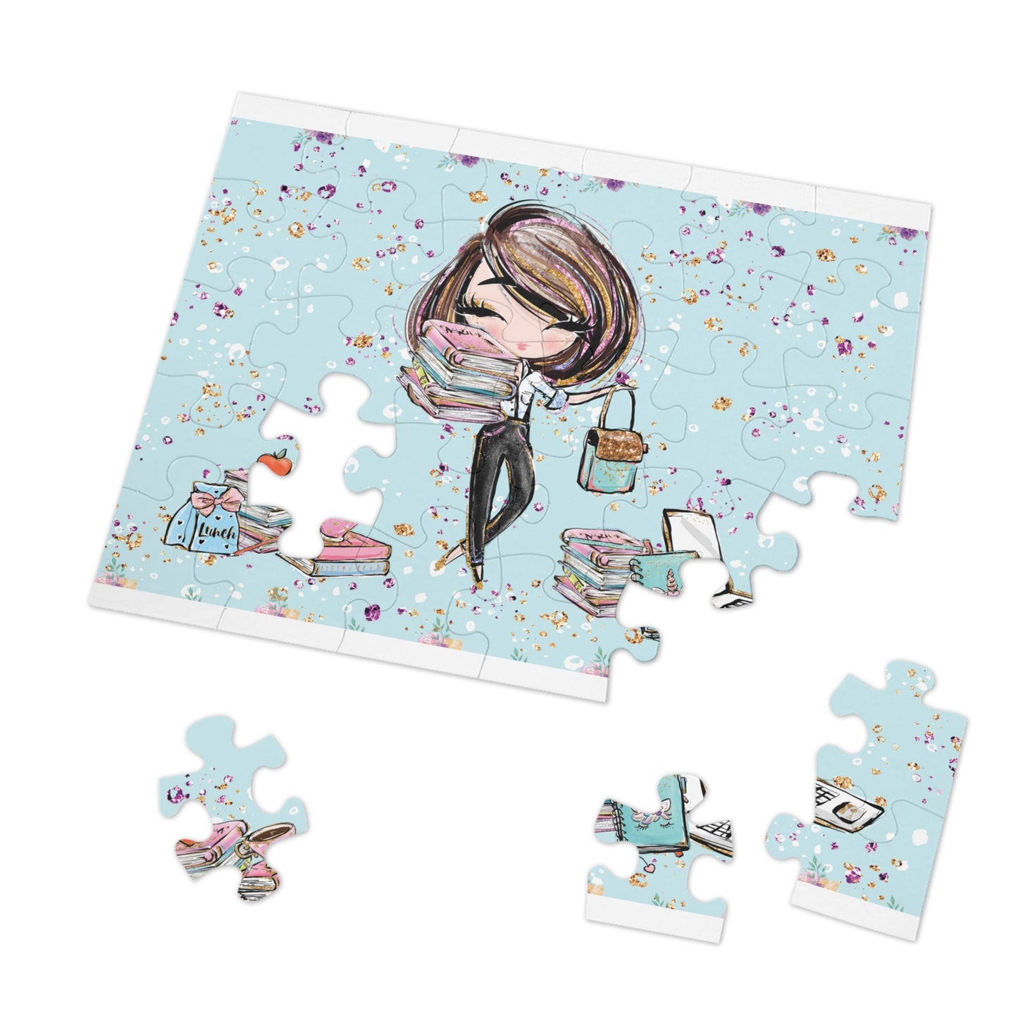 Jigsaw Puzzle, Teacher, Personalised/Non-Personalised (30, 110, 252, 500,1000-Piece)