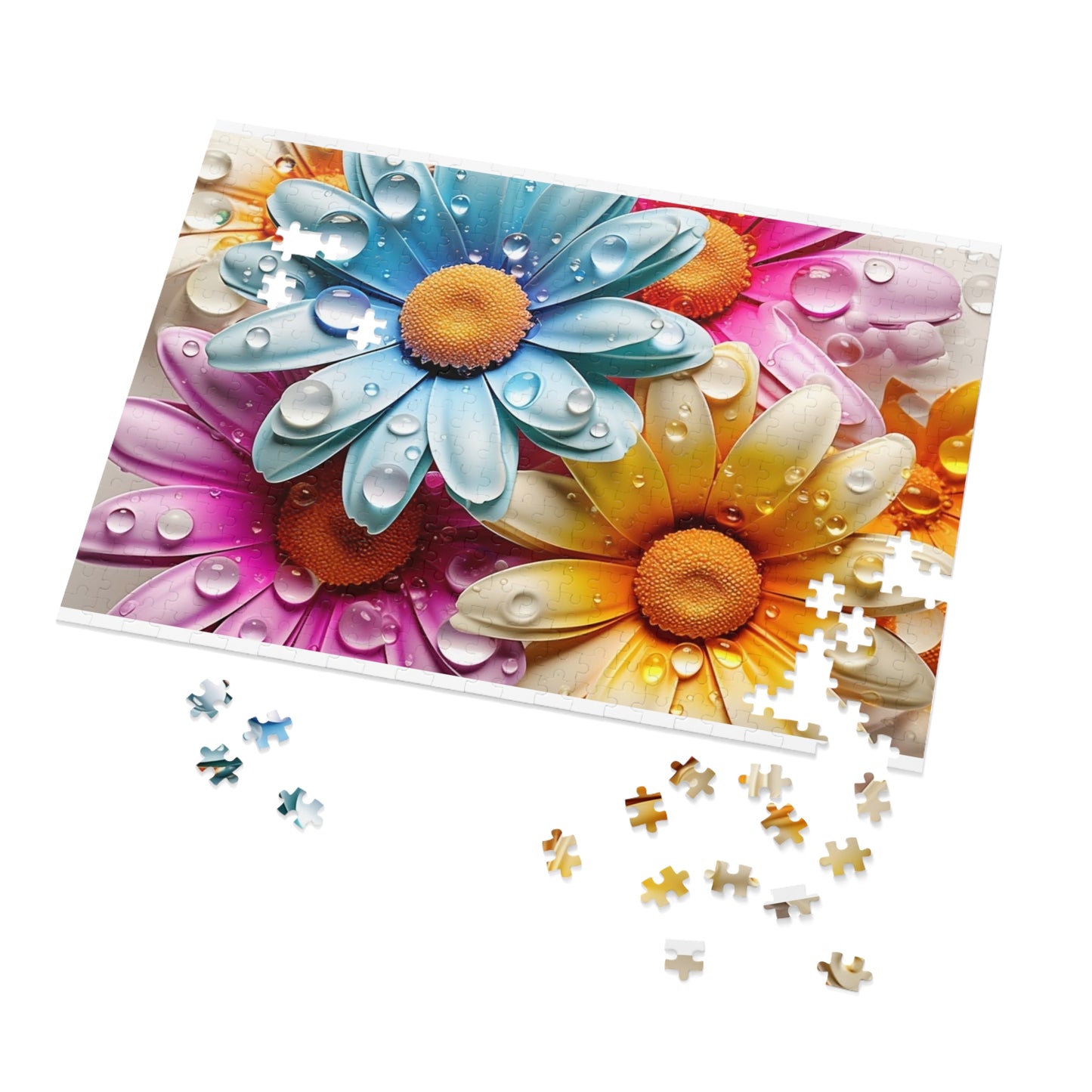 Jigsaw Puzzle, Floral, Personalised/Non-Personalised (30, 110, 252, 500,1000-Piece)