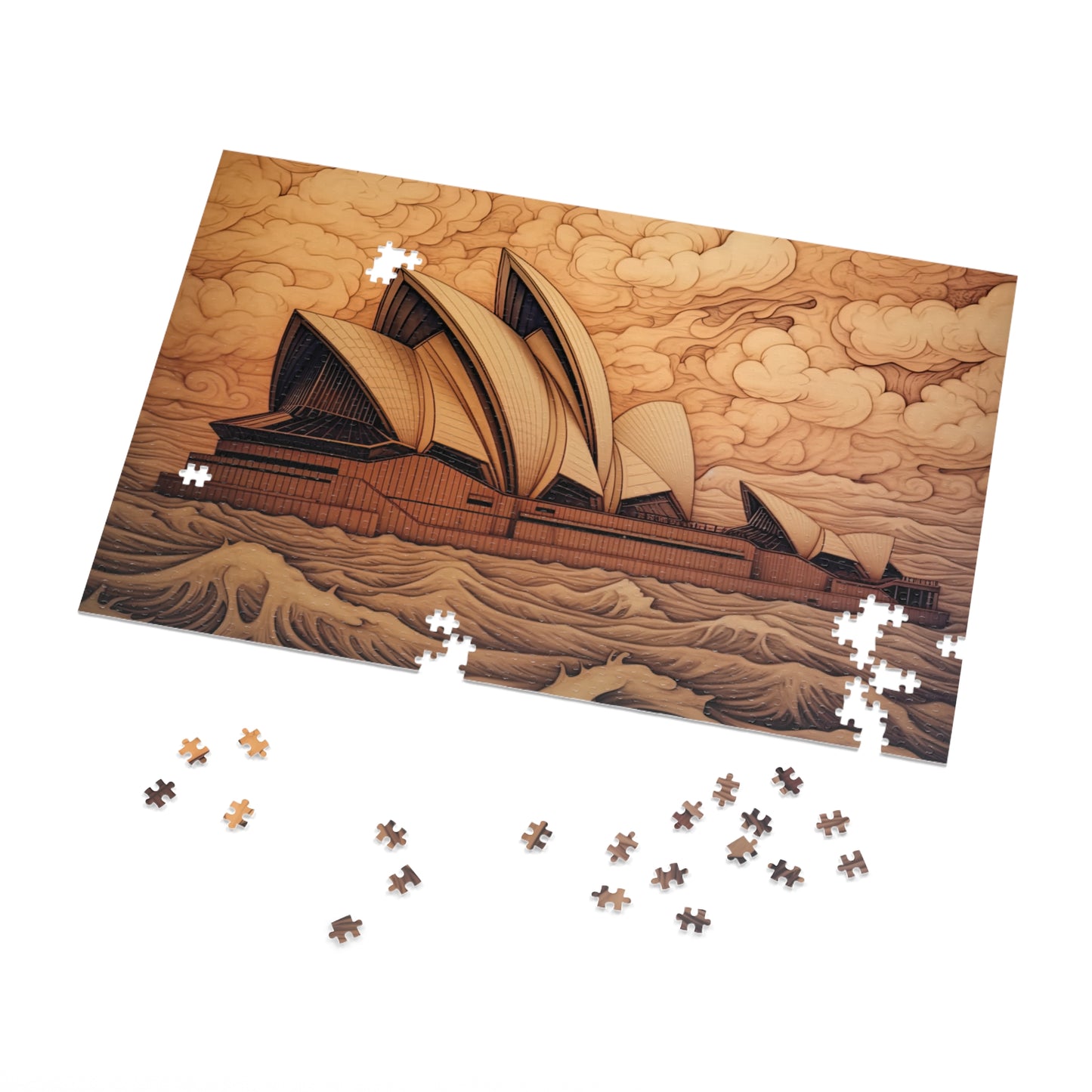 Jigsaw Puzzle, Sydney, Opera House, Australia, Personalised/Non-Personalised (30, 110, 252, 500,1000-Piece)