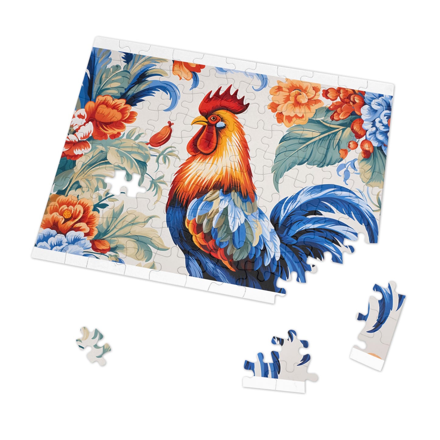 Jigsaw Puzzle, Chicken/Rooster, Personalised/Non-Personalised (30, 110, 252, 500,1000-Piece)