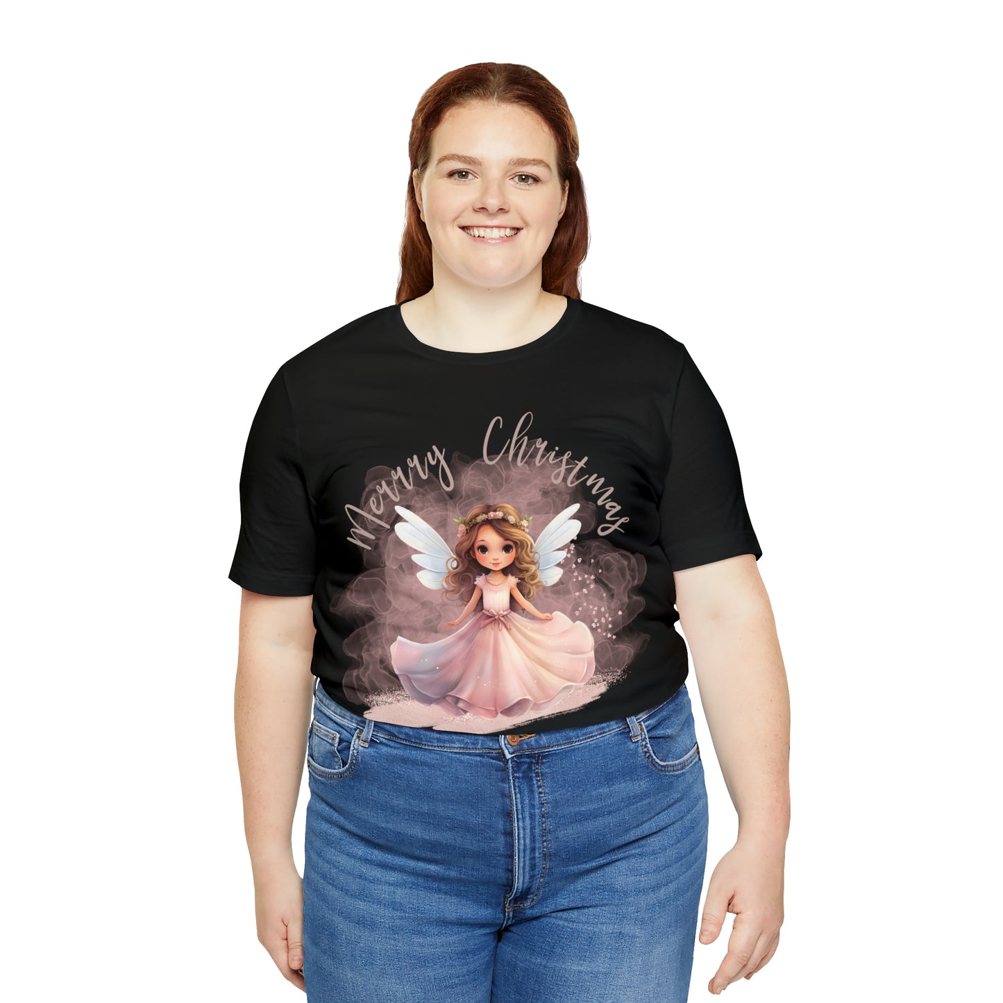 Unisex Jersey Short Sleeve Tee Christmas, Women's Fairy T-shirt A-00007