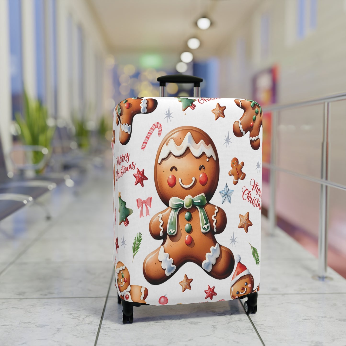 Luggage Cover, Gingerbread man, awd-316