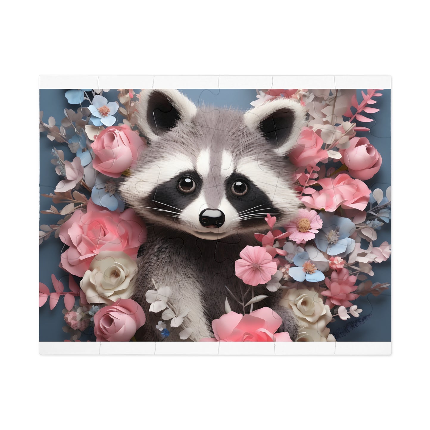 Jigsaw Puzzle, Racoon, Personalised/Non-Personalised (30, 110, 252, 500,1000-Piece)