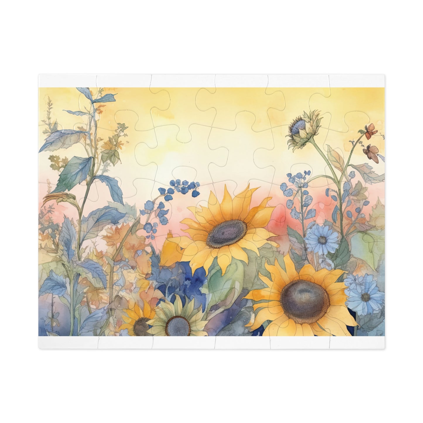 Jigsaw Puzzle, Floral, Personalised/Non-Personalised (30, 110, 252, 500,1000-Piece)