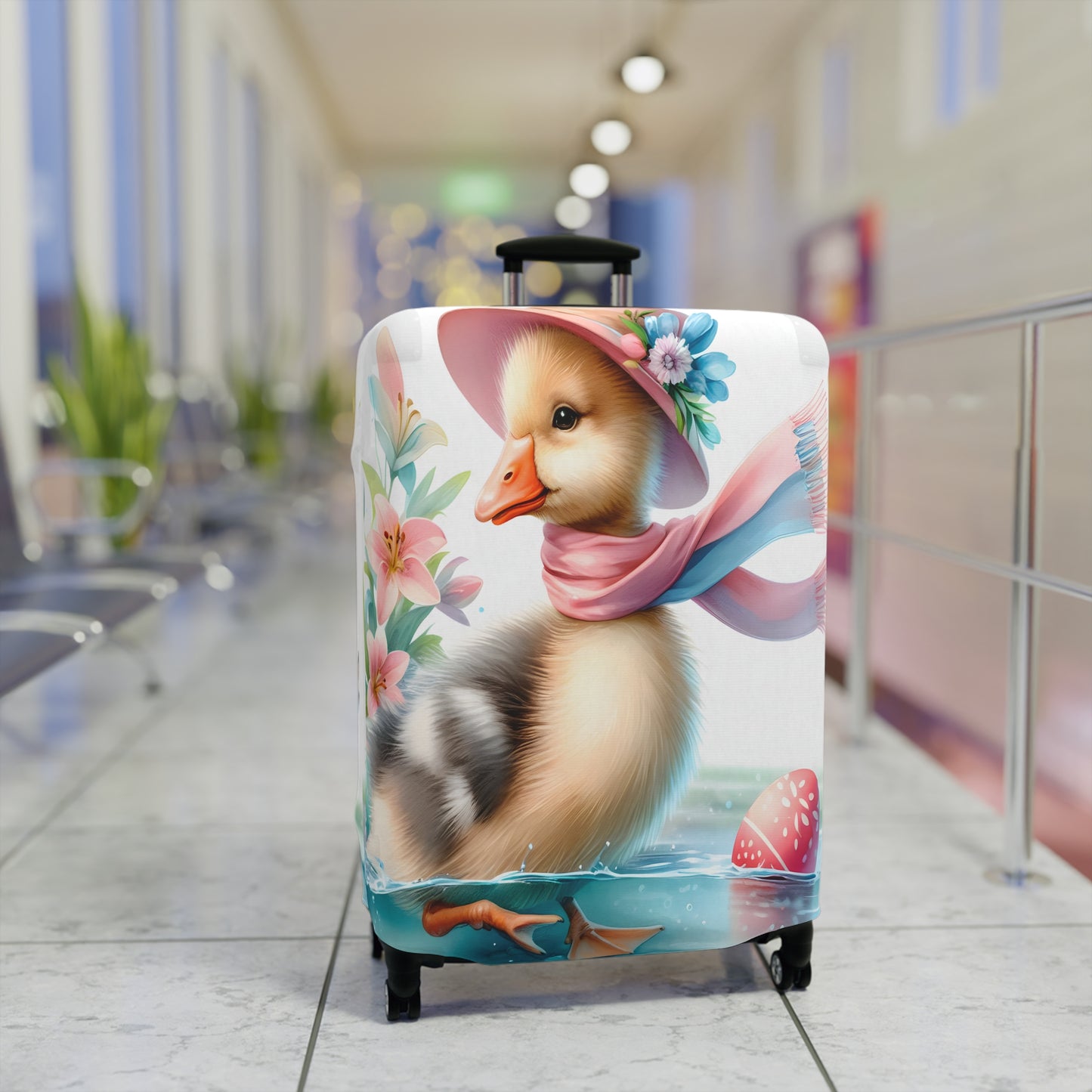 Luggage Cover, Easter, Duck, awd-1607