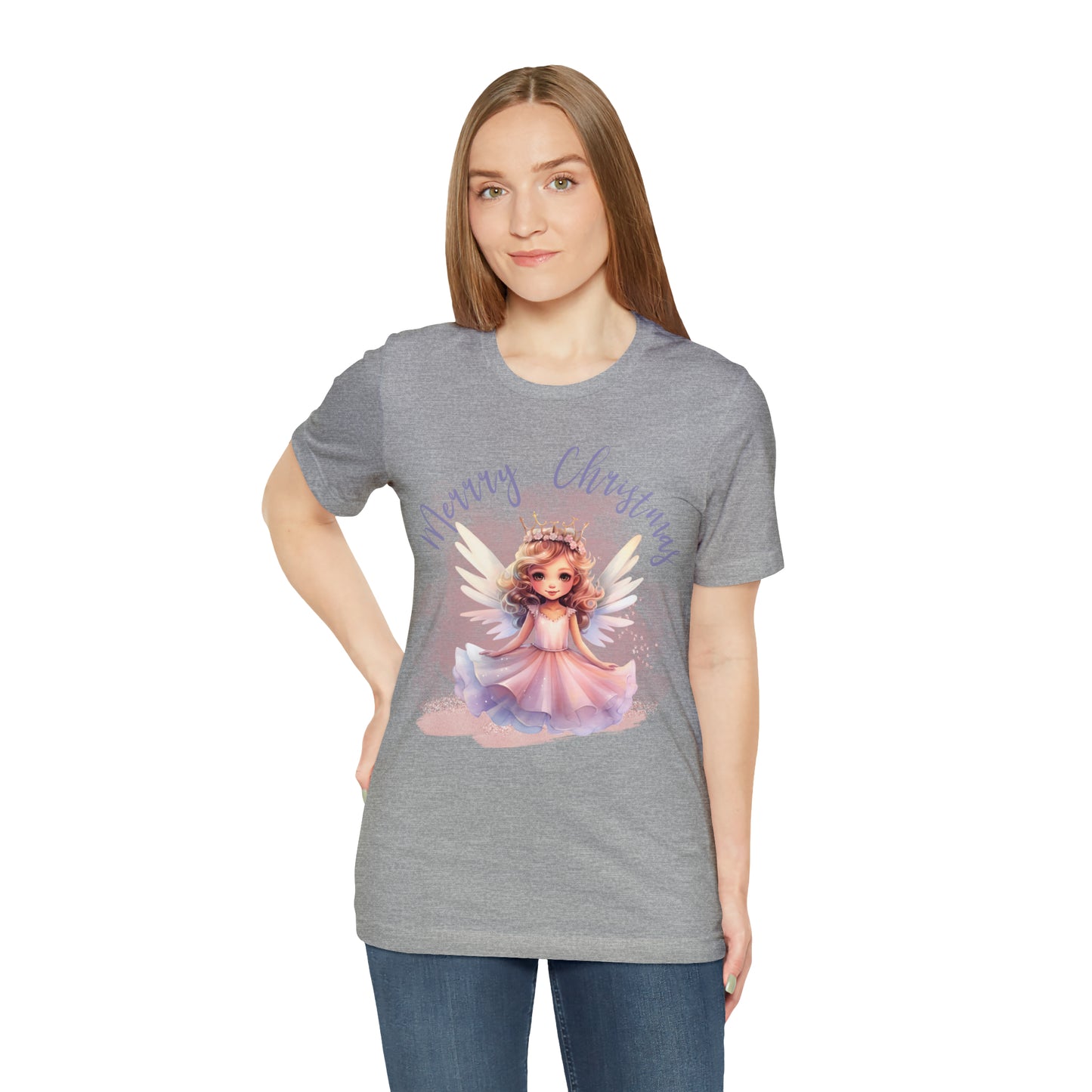 Unisex Jersey Short Sleeve Tee Christmas, Women's Fairy TShirt -A00001