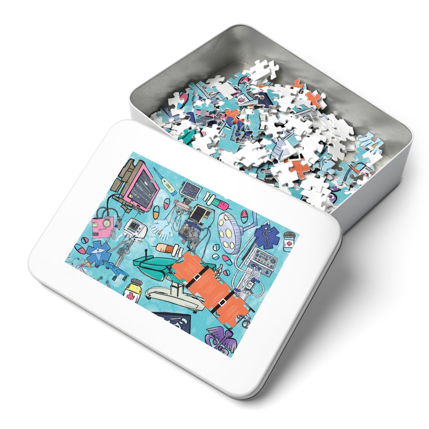 Jigsaw Puzzle, Trauma Nurse, Personalised/Non-Personalised (30, 110, 252, 500,1000-Piece)