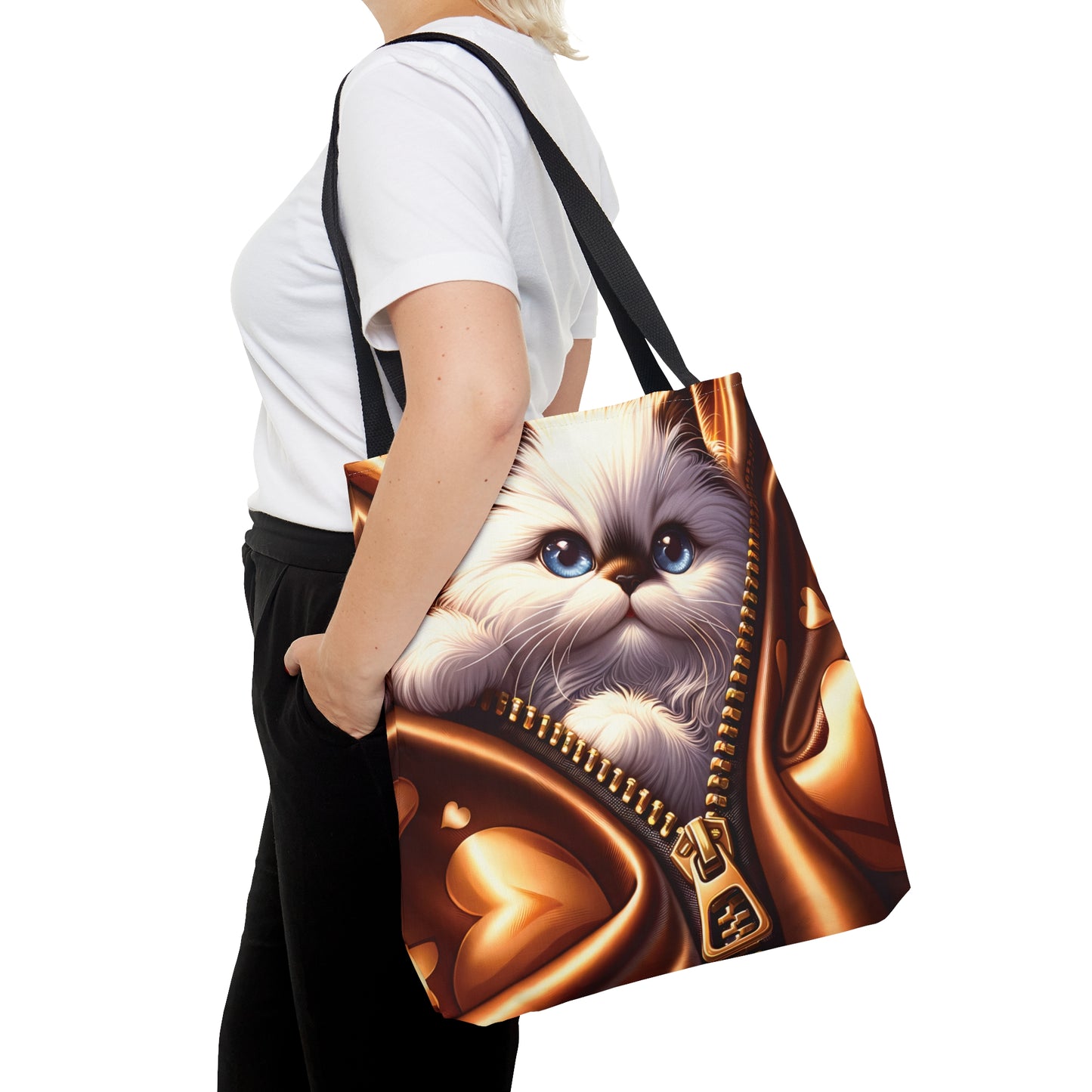 Tote Bag, Cat, Personalised/Non-Personalised Tote bag