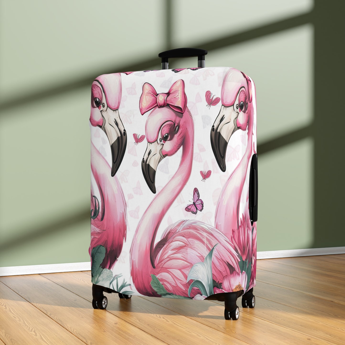 Luggage Cover, Flamingo, awd-3086