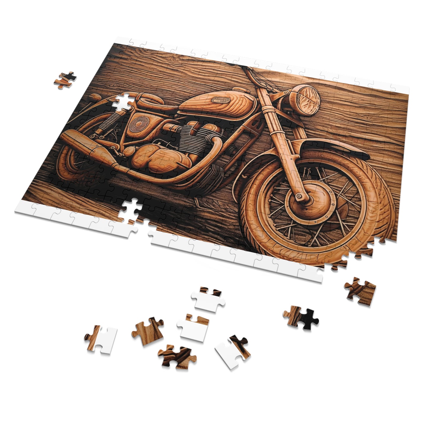 Jigsaw Puzzle, Motorbike, Personalised/Non-Personalised (30, 110, 252, 500,1000-Piece)