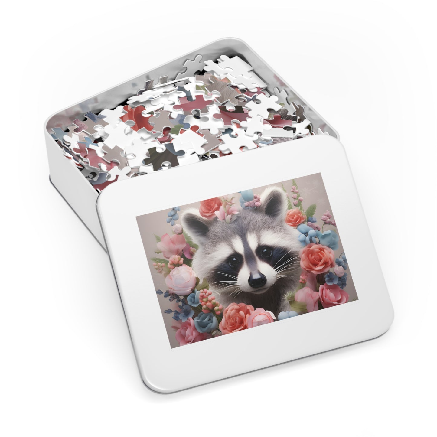 Jigsaw Puzzle, Racoon, Personalised/Non-Personalised (30, 110, 252, 500,1000-Piece)