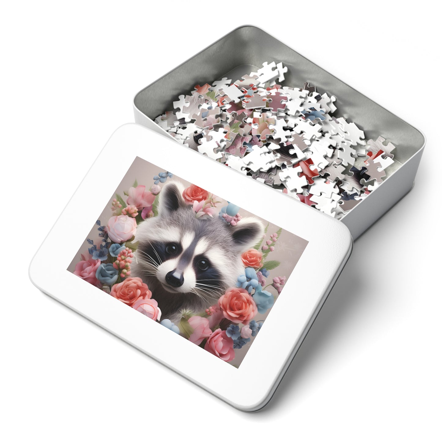 Jigsaw Puzzle, Racoon, Personalised/Non-Personalised (30, 110, 252, 500,1000-Piece)