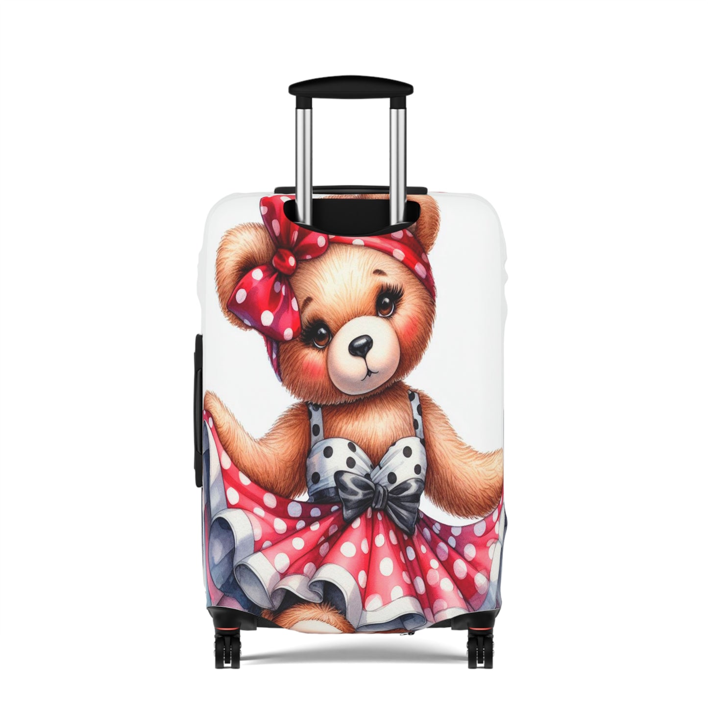 Luggage Cover, Rockabilly, Teddy Bear, awd-3031