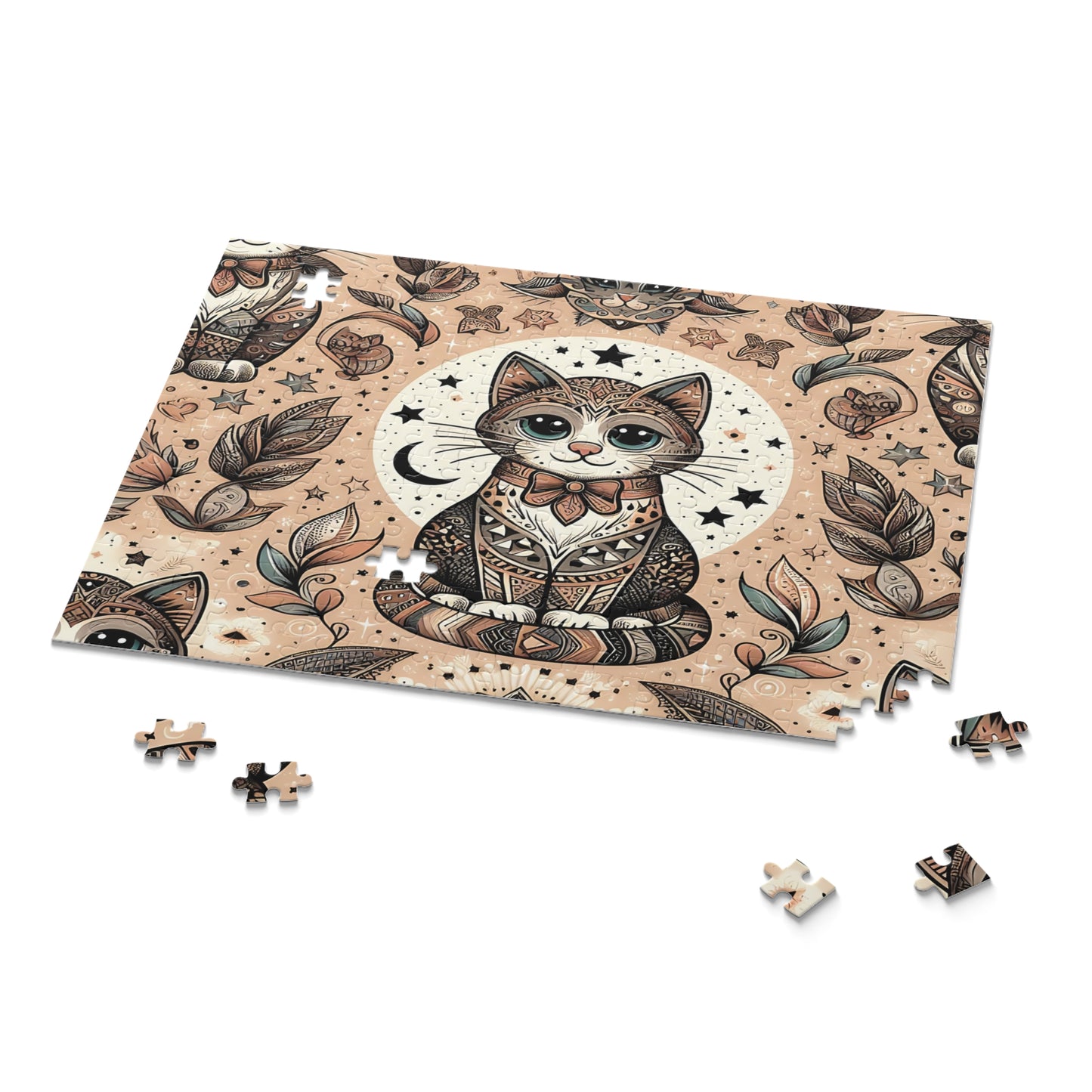 Personalised/Non-Personalised Puzzle, Cats (120, 252, 500-Piece)