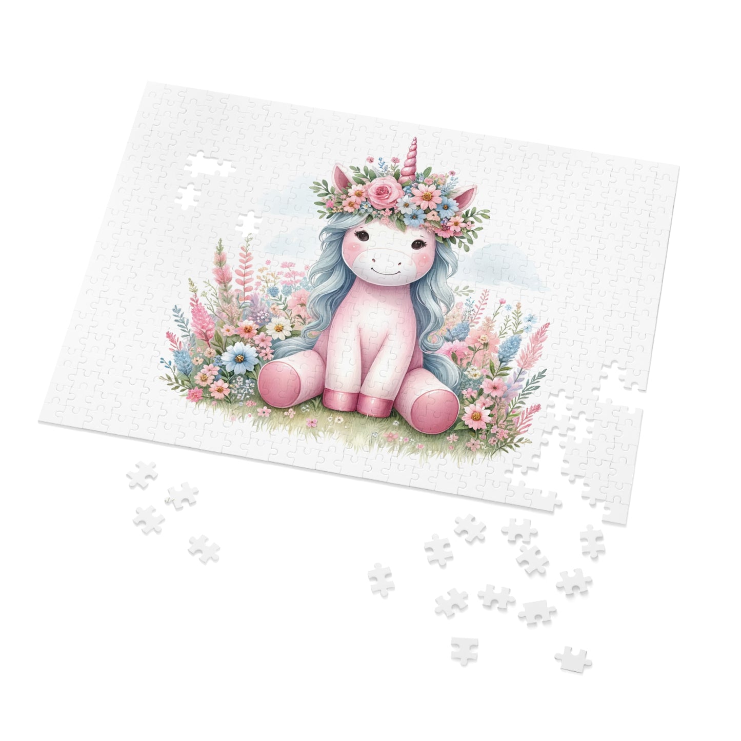 Jigsaw Puzzle, Unicorn, Personalised/Non-Personalised (30, 110, 252, 500,1000-Piece)