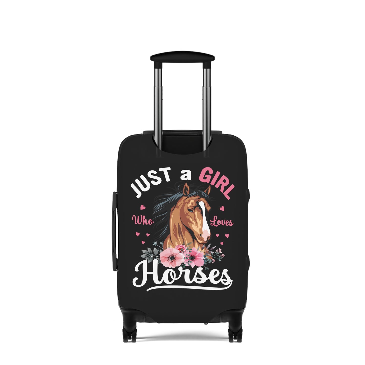 Luggage Cover, Just a Girl who Loves Horses, awd-4035