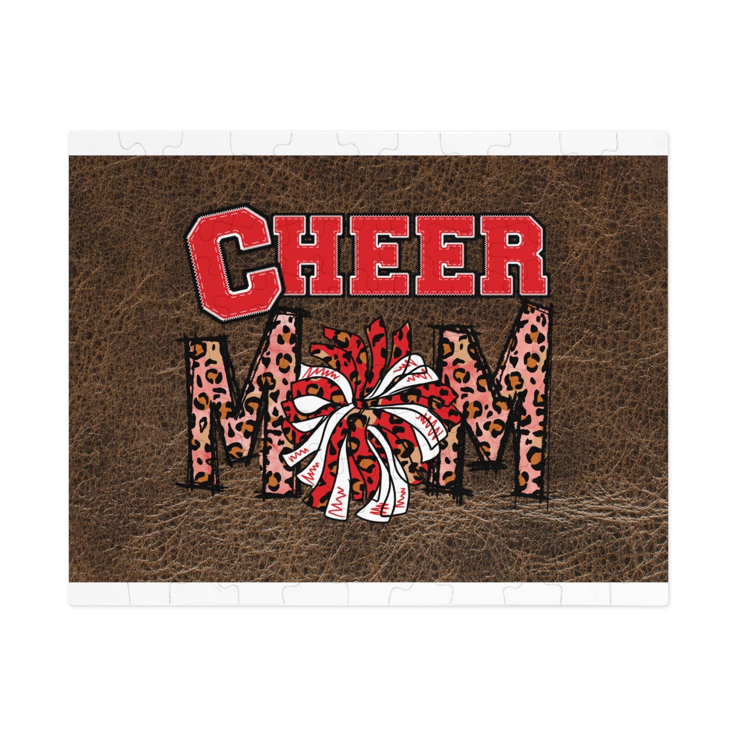 Jigsaw Puzzle, Cheer Mom, Personalised/Non-Personalised (30, 110, 252, 500,1000-Piece)