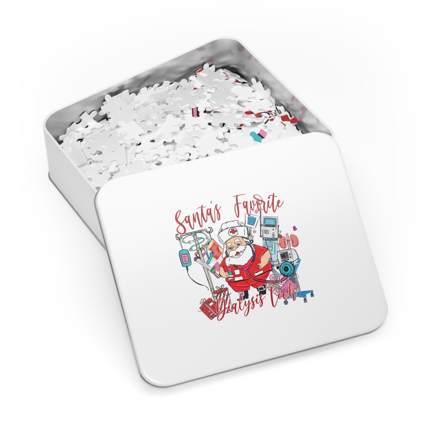 Jigsaw Puzzle, Santa's Favorite Dialysis Tech, Personalised/Non-Personalised (30, 110, 252, 500,1000-Piece)