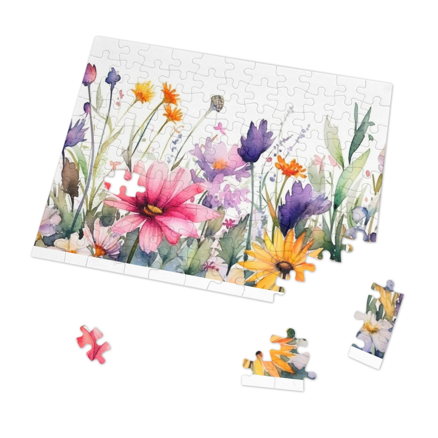 Jigsaw Puzzle, Floral, Personalised/Non-Personalised (30, 110, 252, 500,1000-Piece)