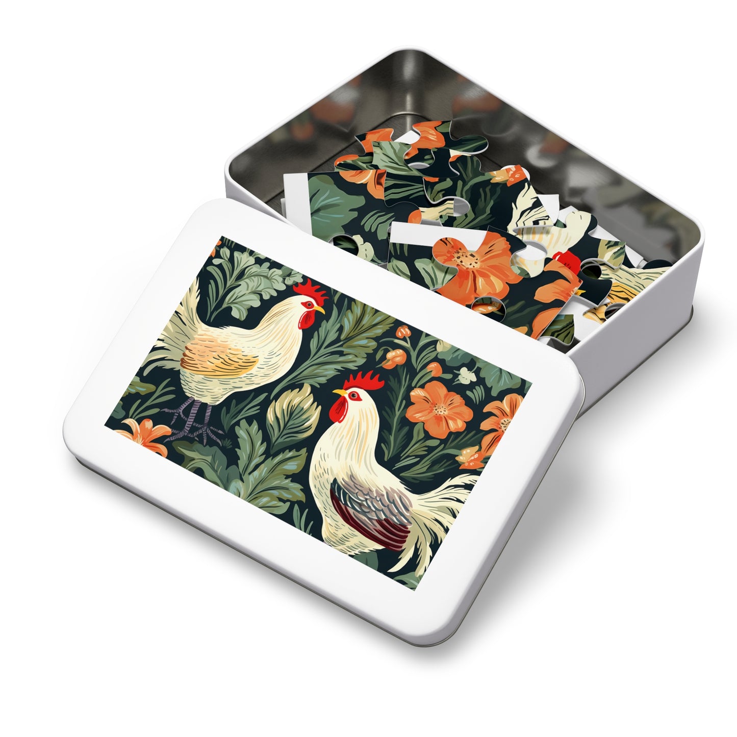 Jigsaw Puzzle, Chicken/Rooster, Personalised/Non-Personalised (30, 110, 252, 500,1000-Piece)