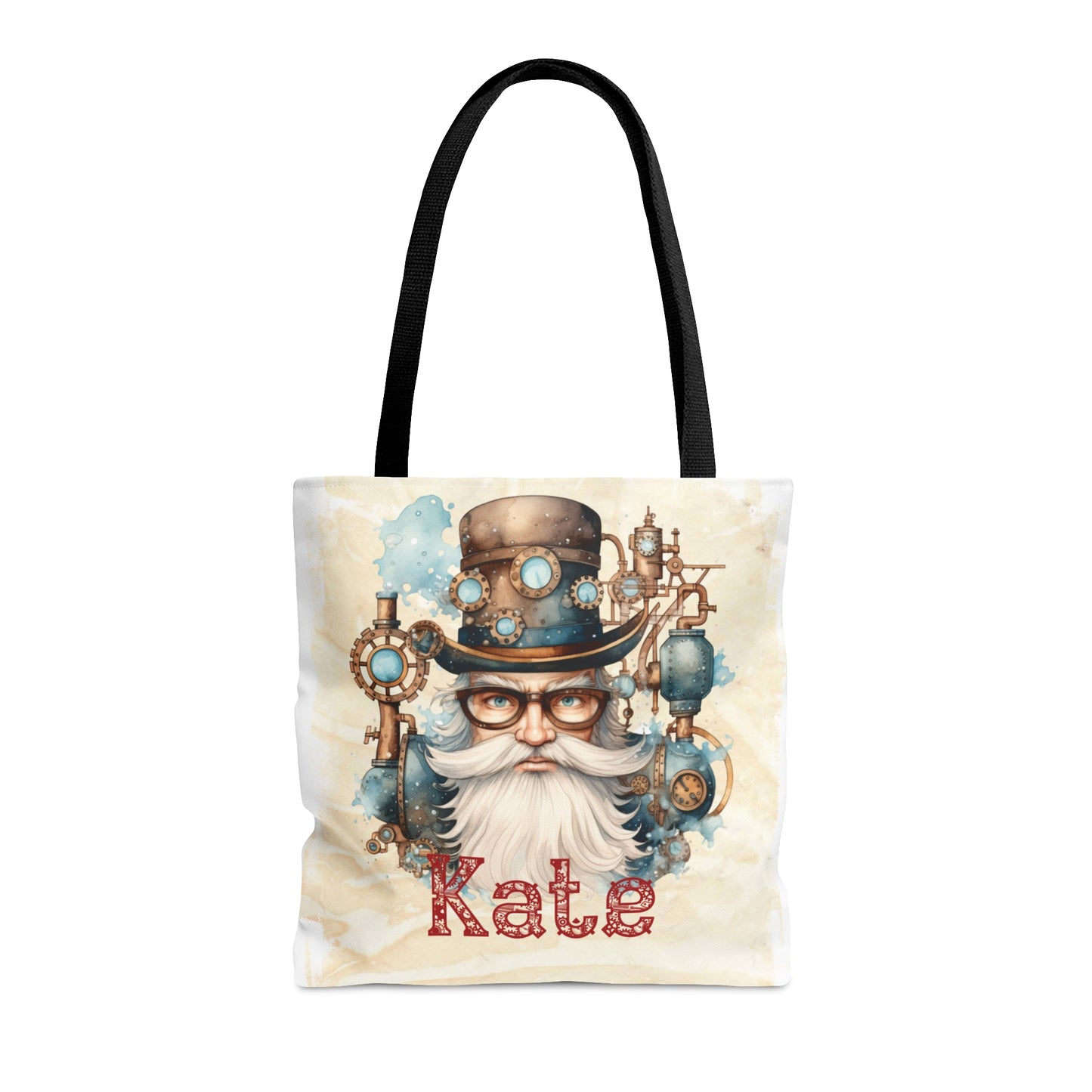 Steampunk Personalised Tote Bag, Steampunk Christmas bag, Christmas Tote Bag, Personalised/Non-Personalised