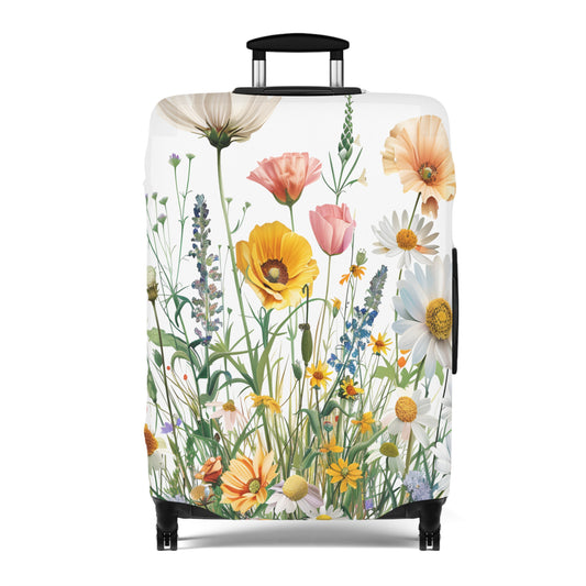 Luggage Cover, Floral, Wildflowers, awd-3042