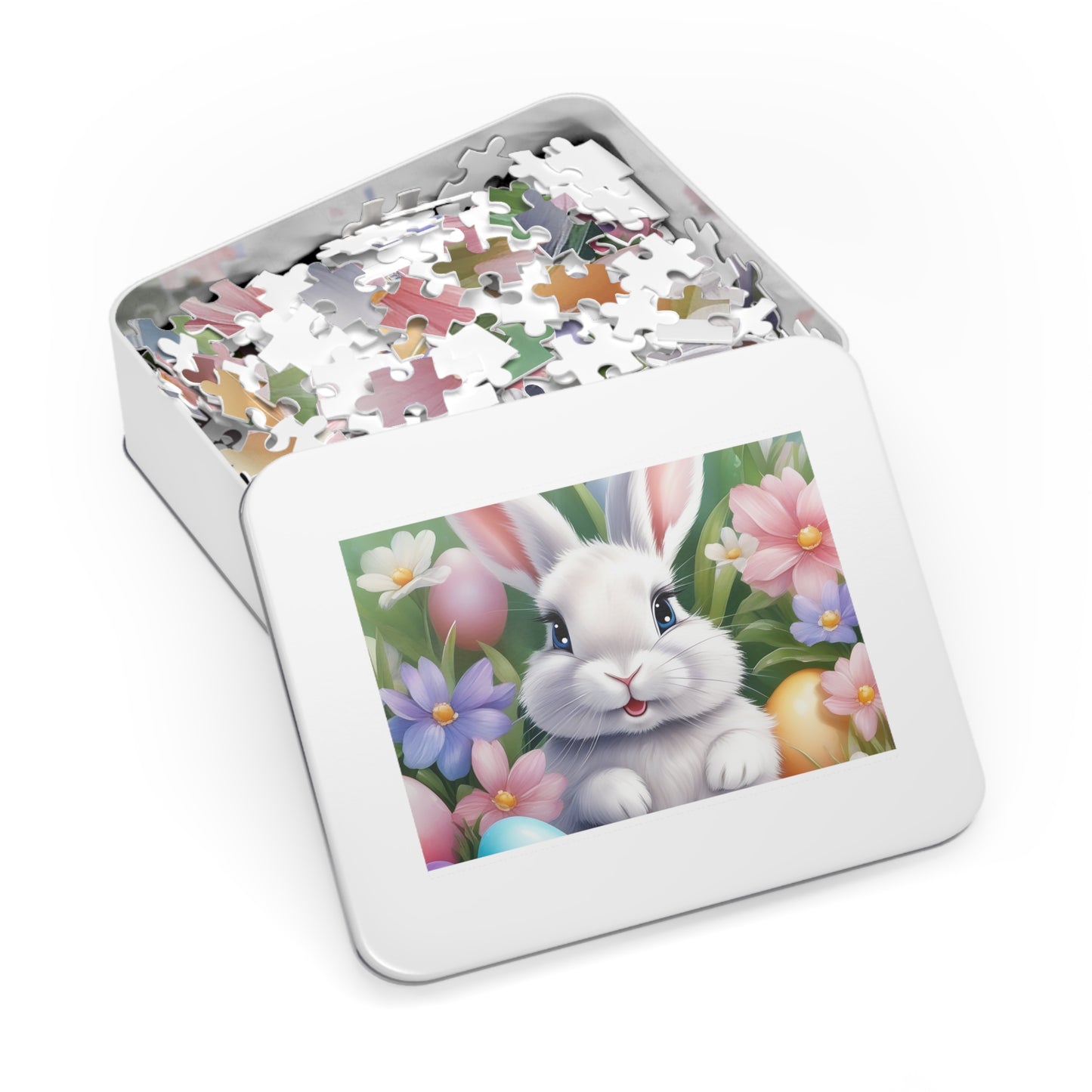 Puzzle, Easter, Rabbit, Personalised/Non-Personalised (30, 110, 252, 500,1000-Piece) awd-648