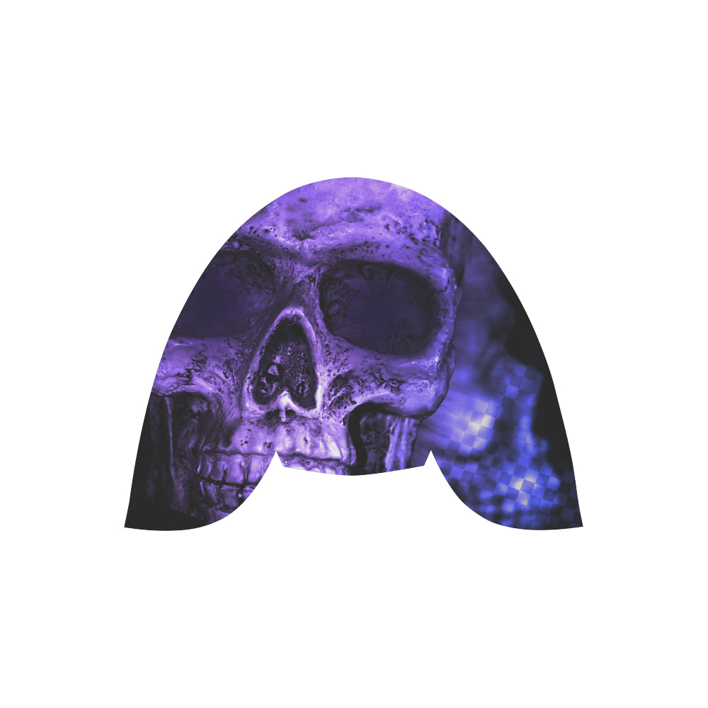 purple skull Martin Boots For Women Model 1203H