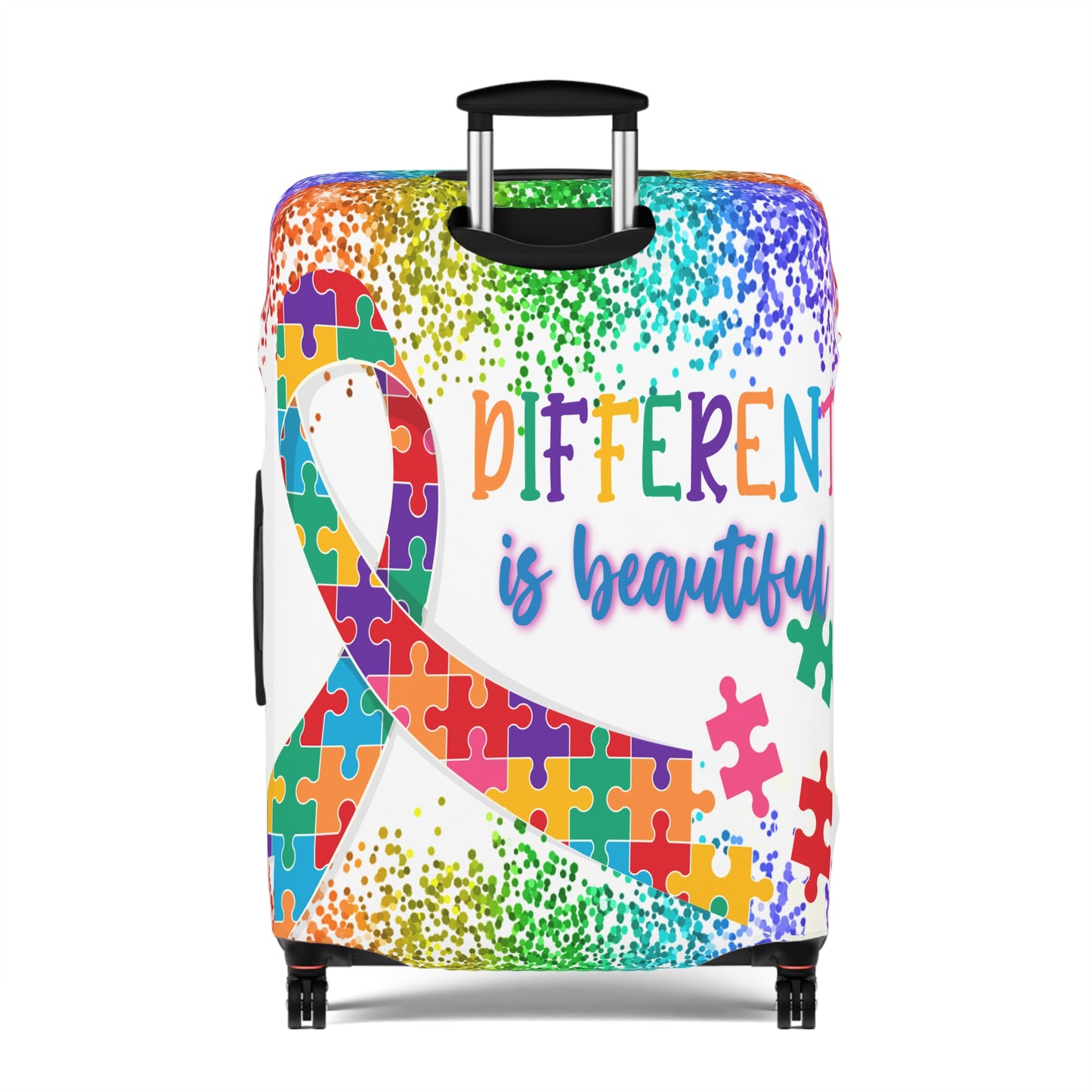 Luggage Cover, Different is Beautiful, Autism, awd-1459