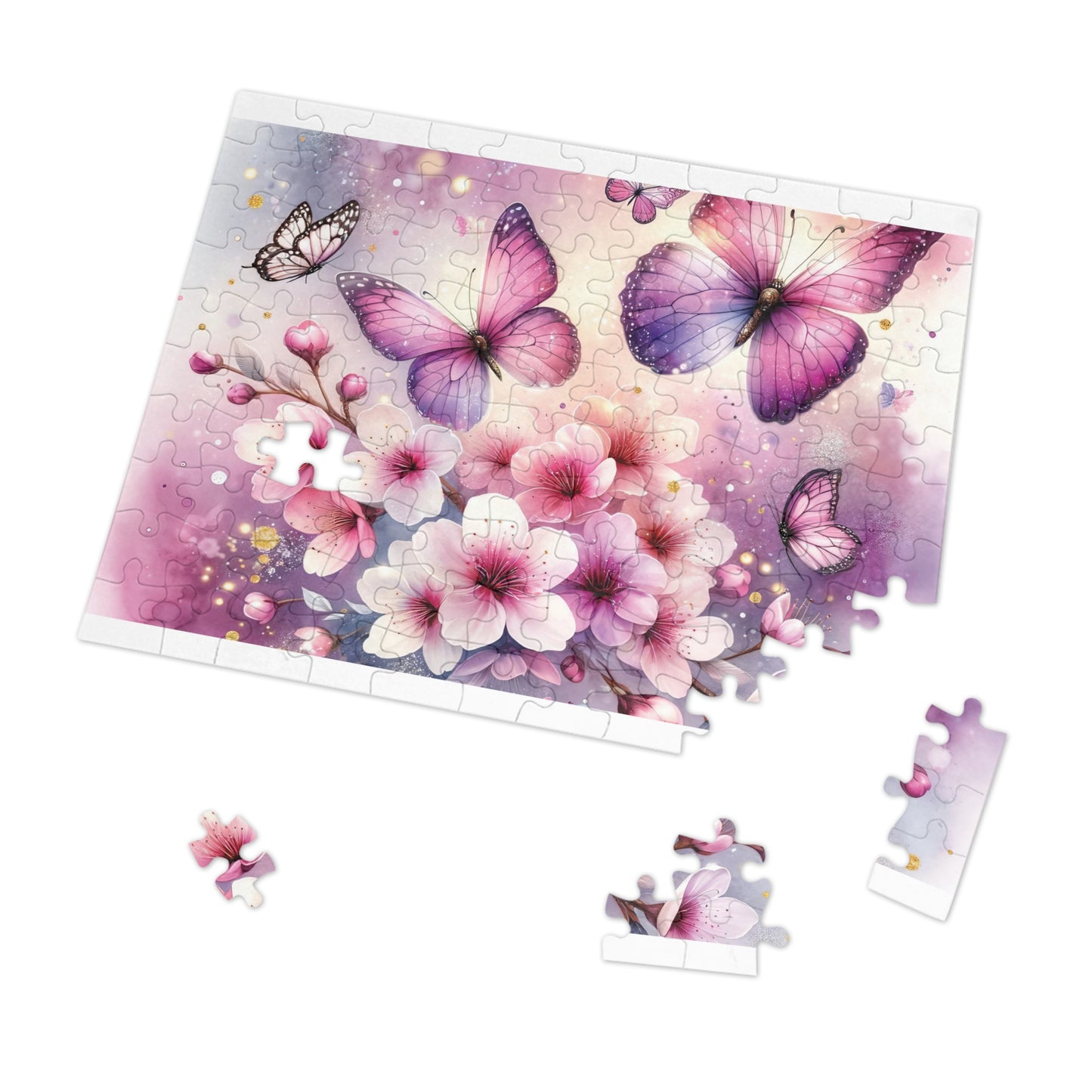 Jigsaw Puzzle, Butterfly, Personalised/Non-Personalised (30, 110, 252, 500,1000-Piece)