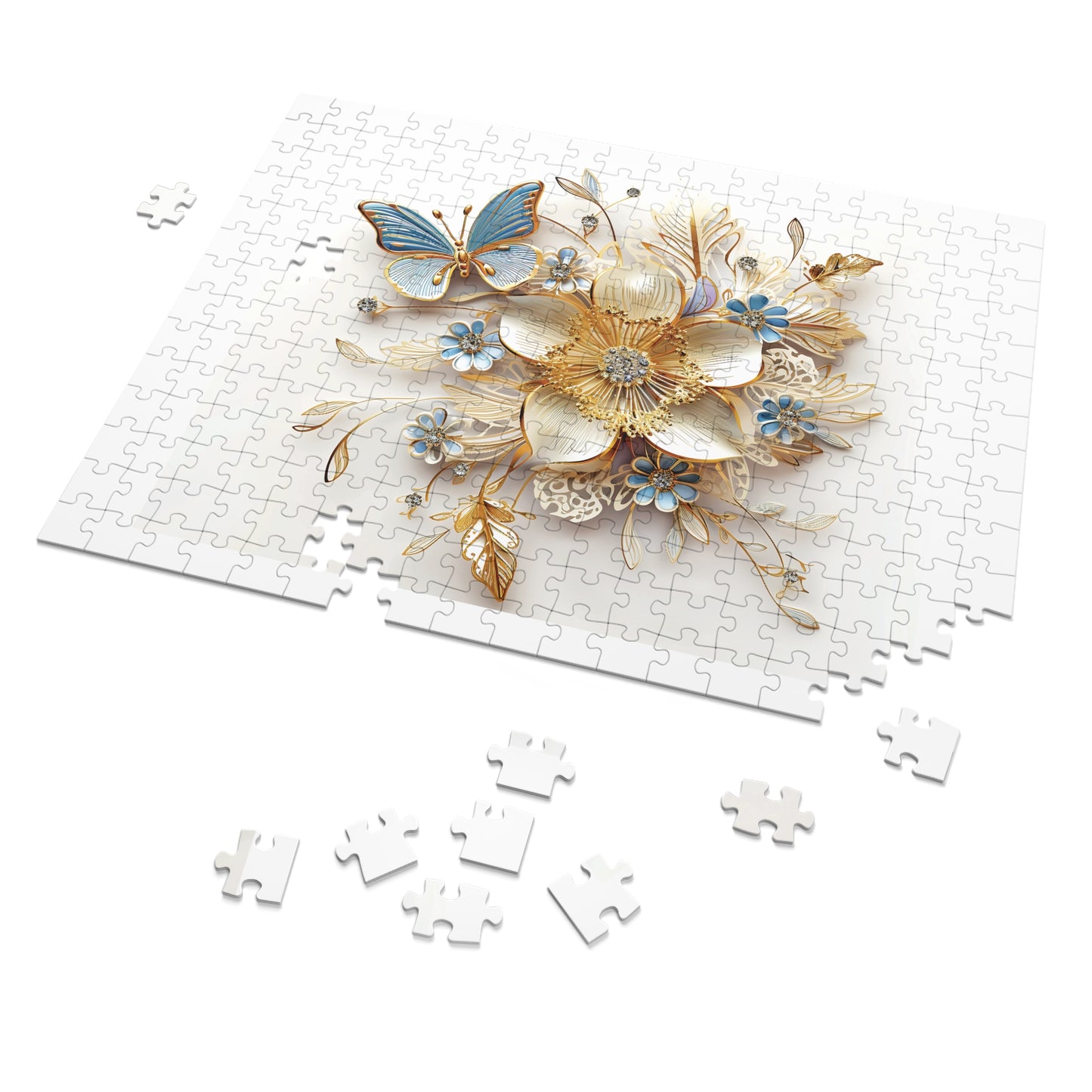 Jigsaw Puzzle, Floral, Personalised/Non-Personalised (30, 110, 252, 500,1000-Piece)