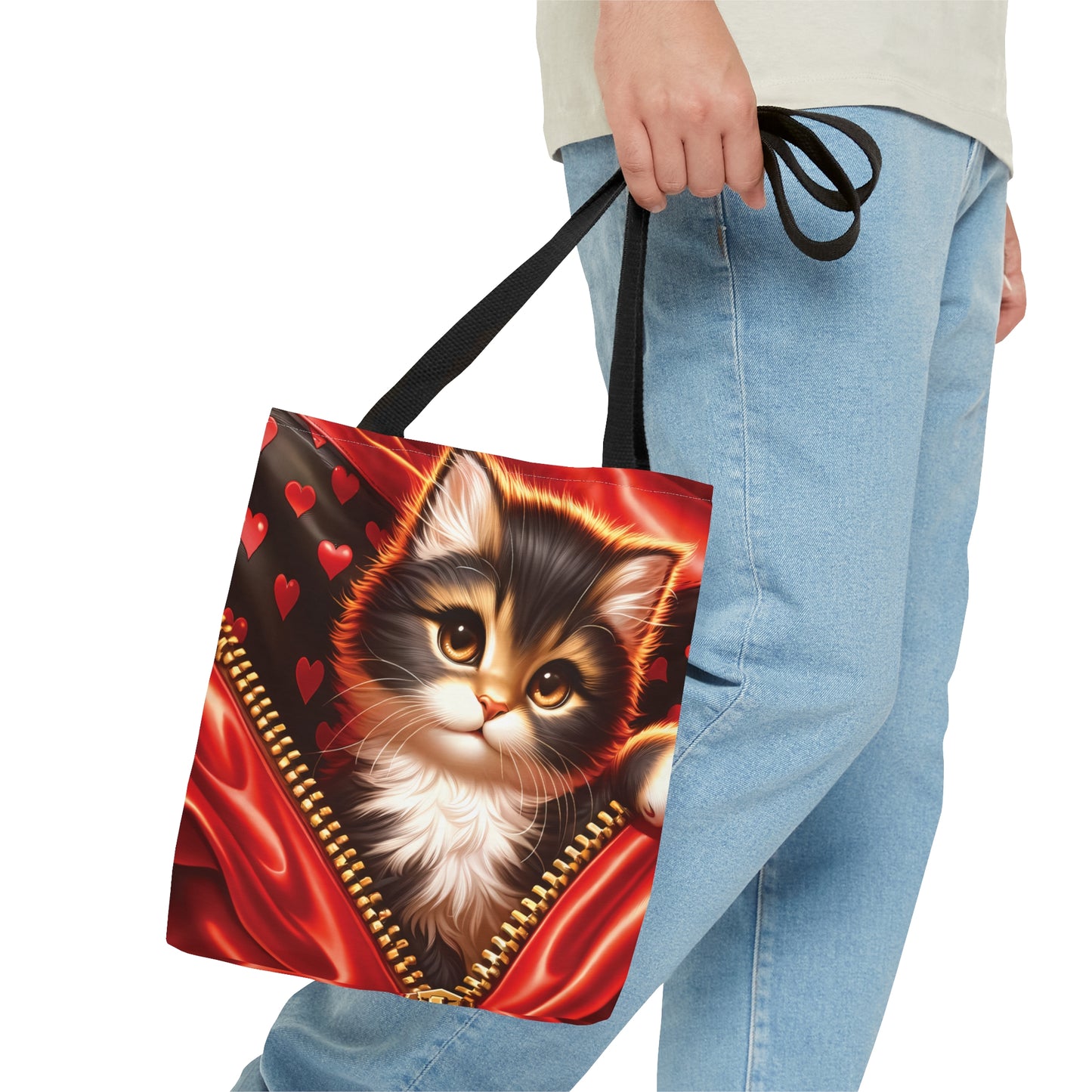 Tote Bag, Cat, Personalised/Non-Personalised Tote bag