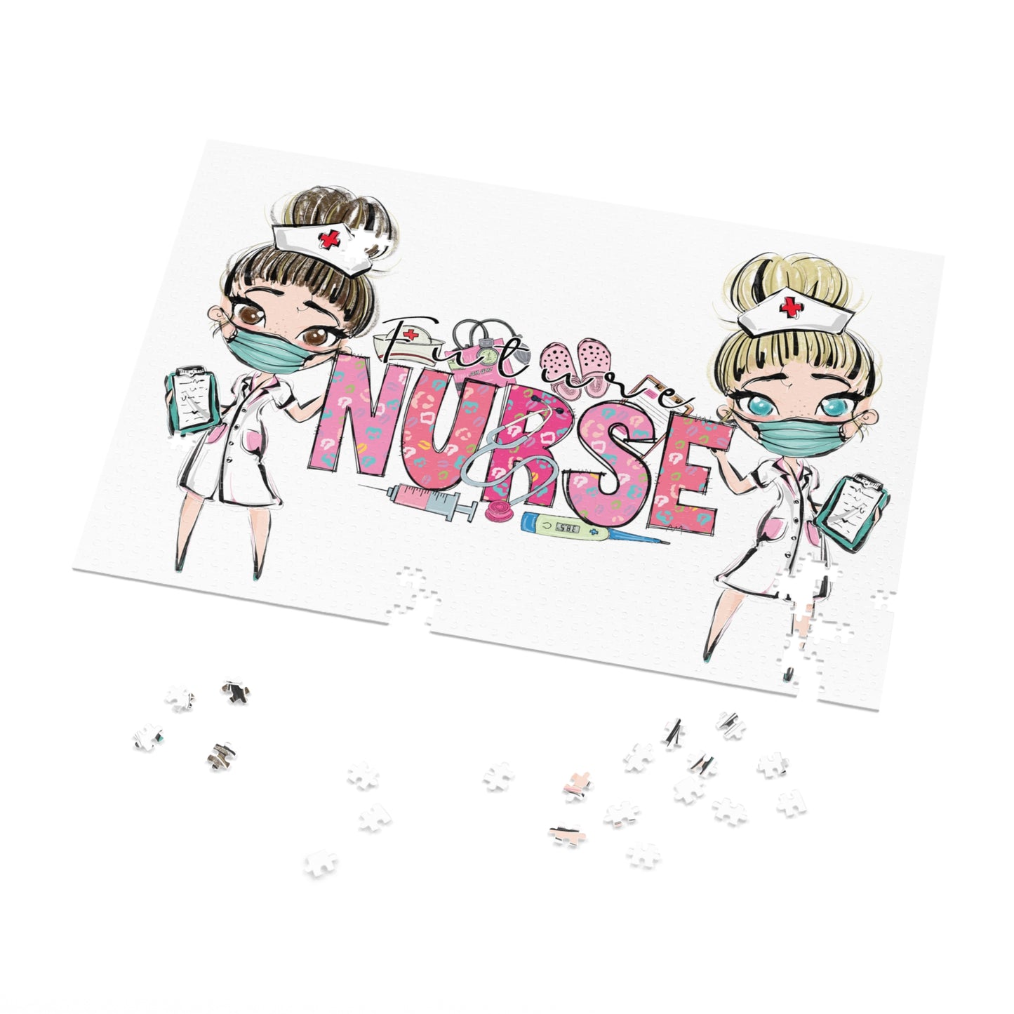 Puzzle, Nurse, Future Nurse Personalised/Non-Personalised (30, 110, 252, 500,1000-Piece) awd-619