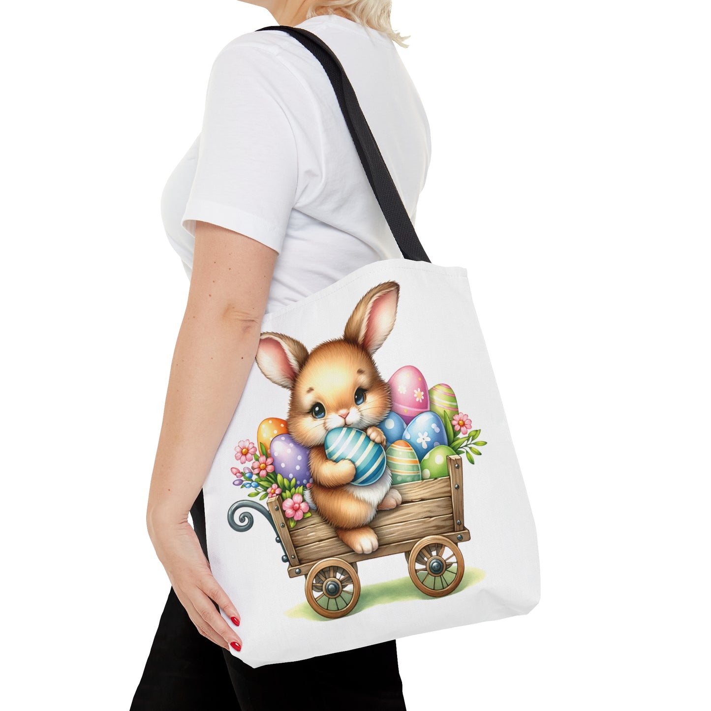 Tote Bag, Easter, Rabbit, Personalised/Non-Personalised Tote bag