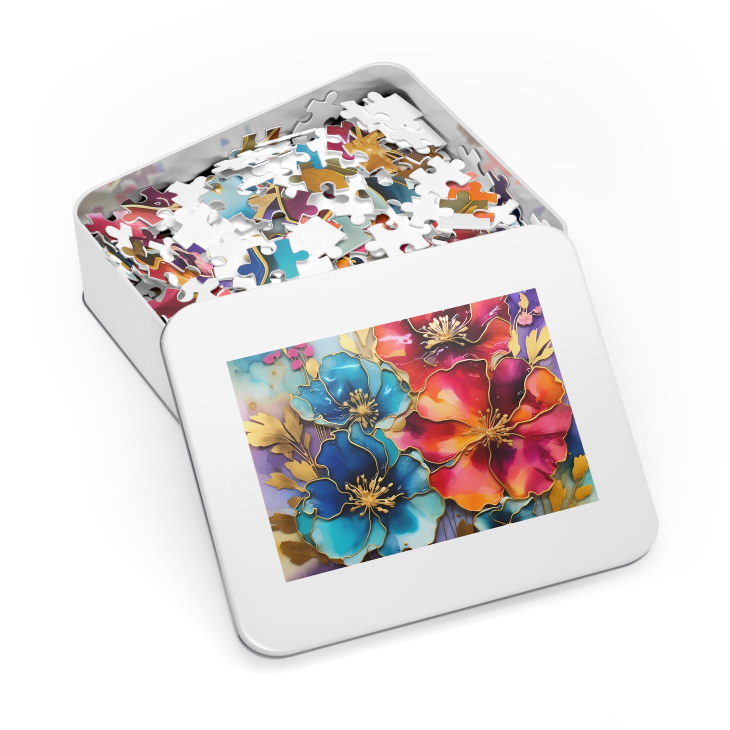 Jigsaw Puzzle, Floral, Personalised/Non-Personalised (30, 110, 252, 500,1000-Piece)