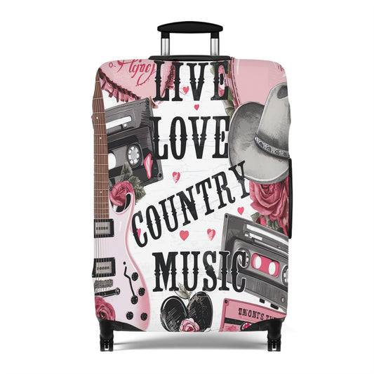 Luggage Cover, Country and Western, Country Girl, Live Love Country Music, awd-1486