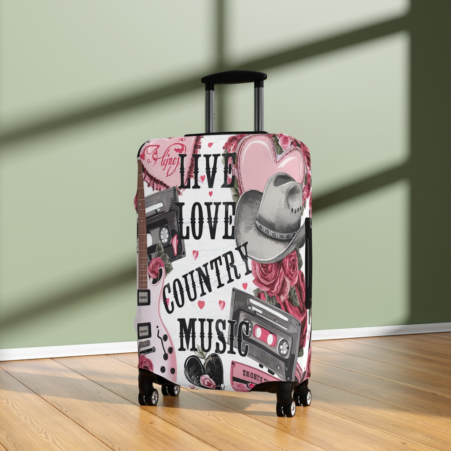 Luggage Cover, Country and Western, Country Girl, Live Love Country Music, awd-1486