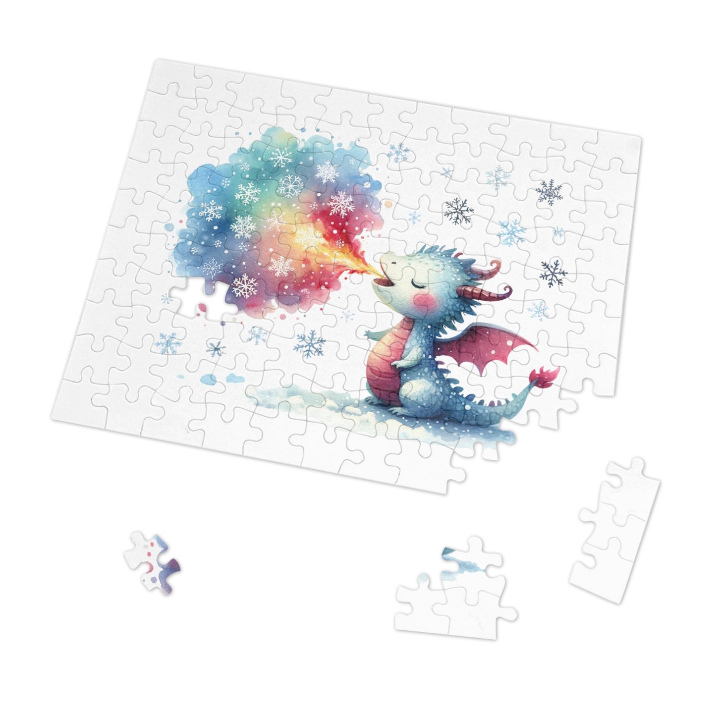 Jigsaw Puzzle, Dragon, Personalised/Non-Personalised (30, 110, 252, 500,1000-Piece)