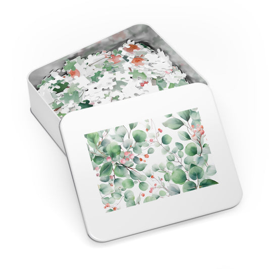 Jigsaw Puzzle, Eucalyptus Leaves, Personalised/Non-Personalised (30, 110, 252, 500,1000-Piece)