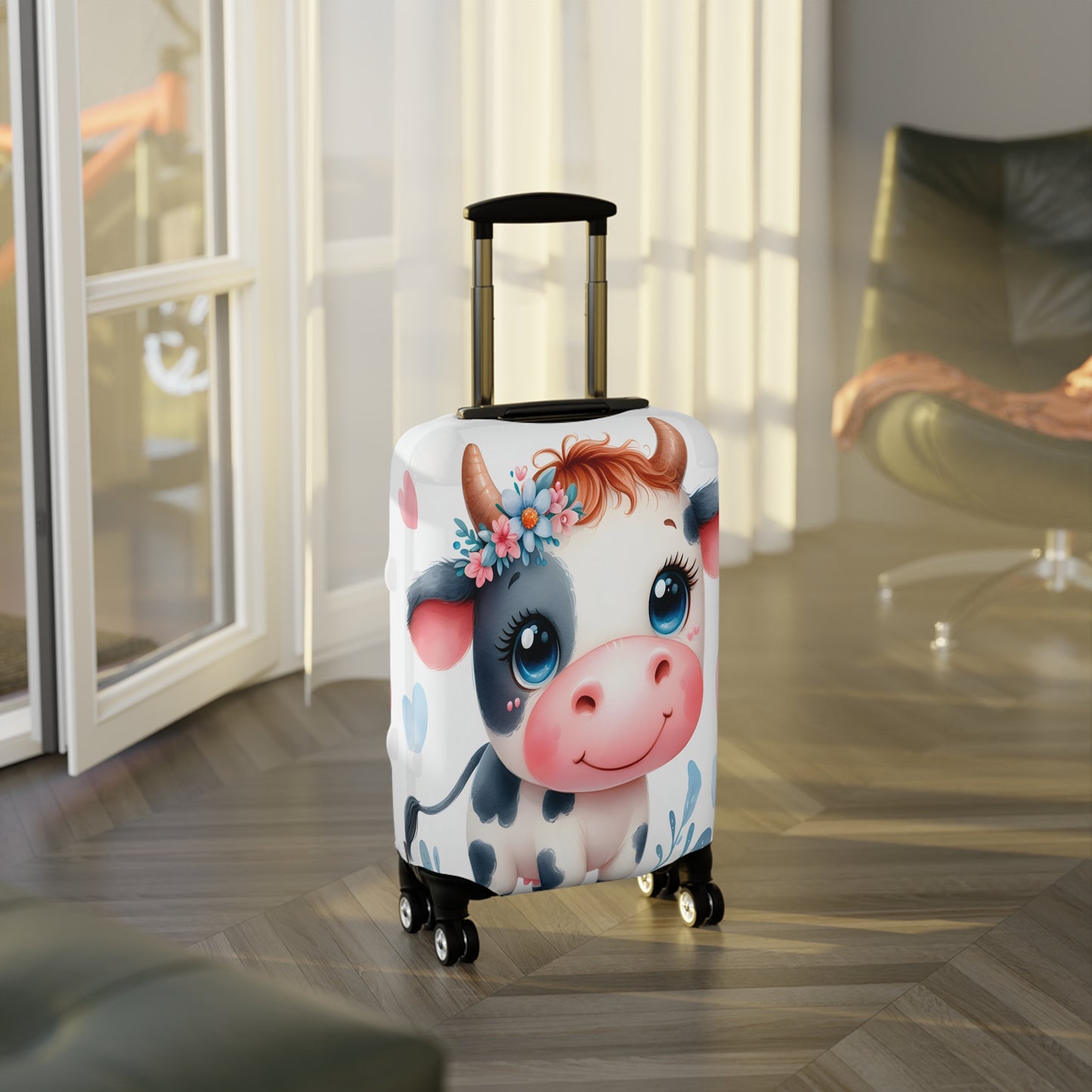 Luggage Cover, Cow, awd-1602