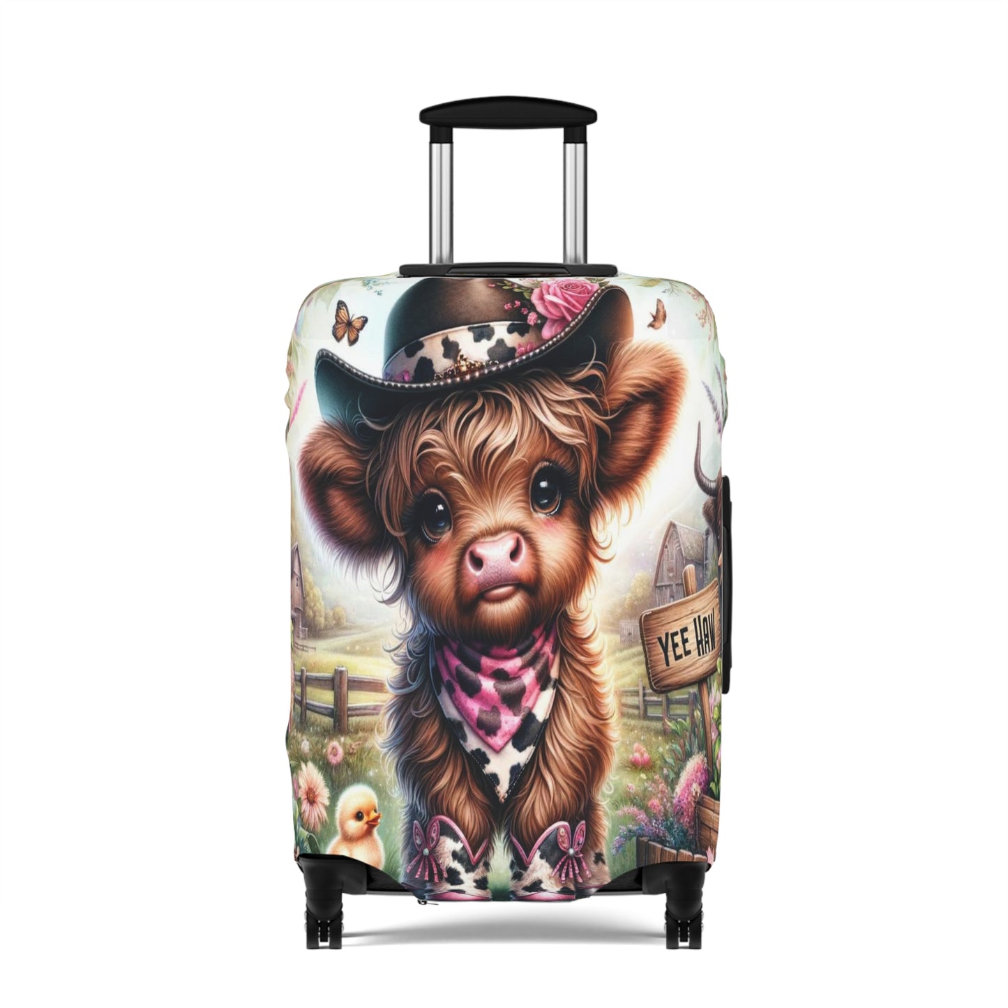 Luggage Cover, Highland Cow, Country and Western, awd-1419