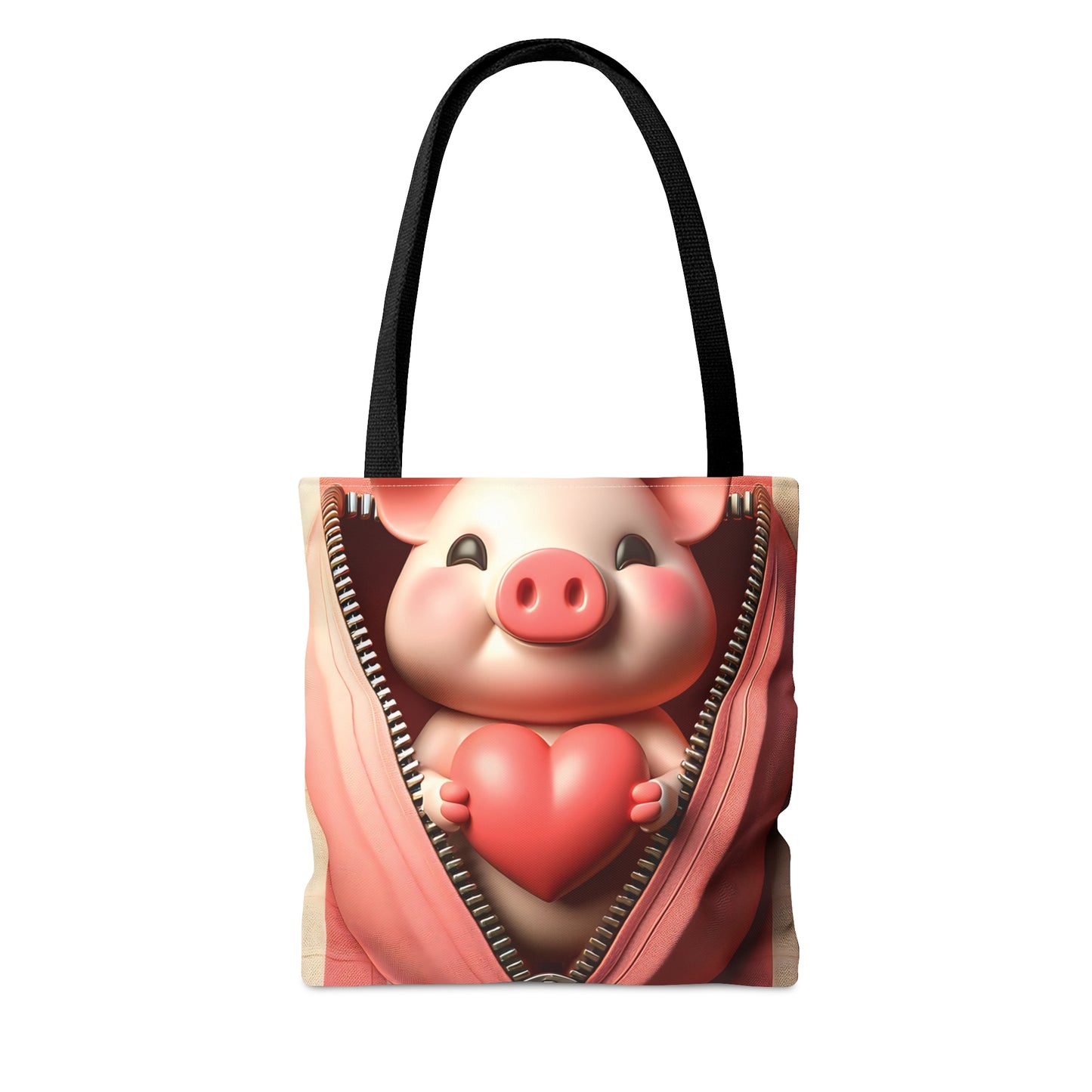 Tote Bag, Pig, Personalised/Non-Personalised Tote bag