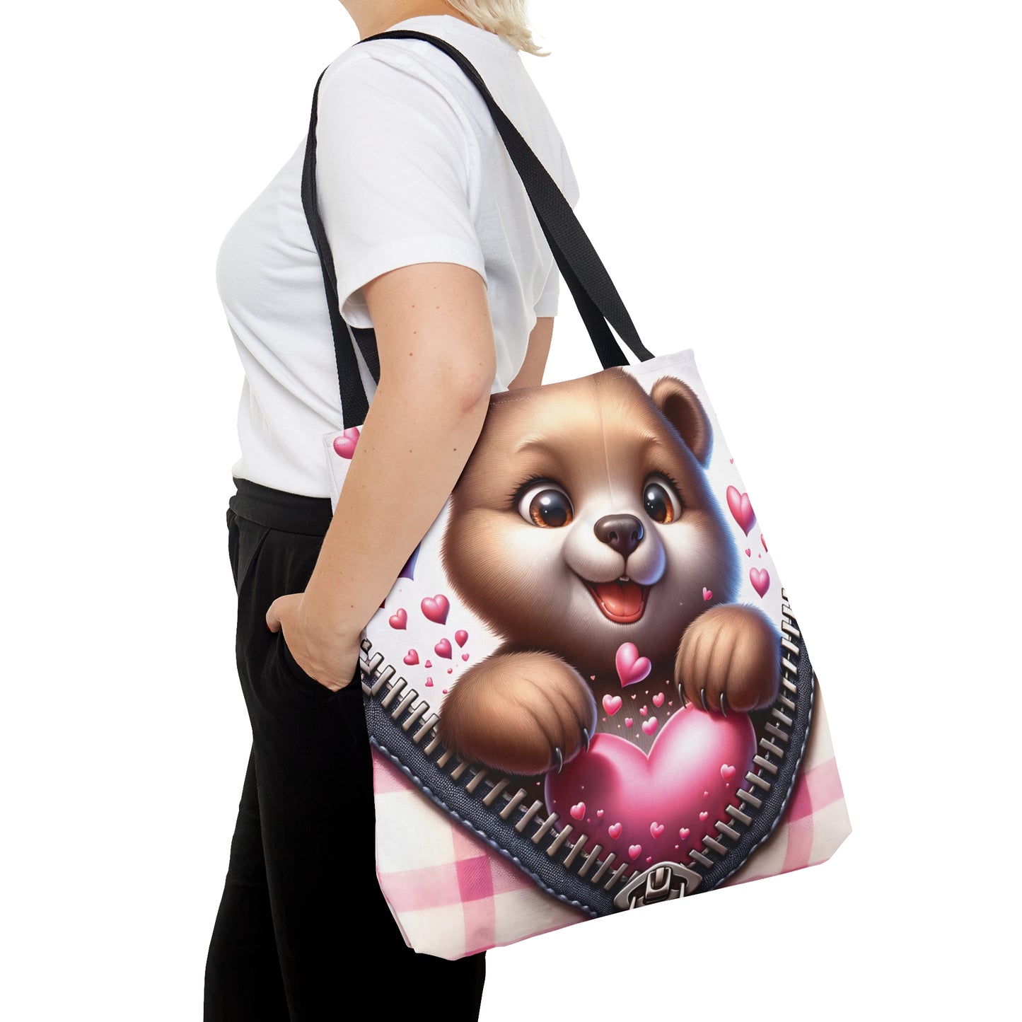 Tote Bag, Bear, Personalised/Non-Personalised Tote bag