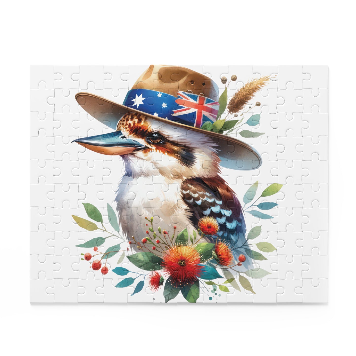 Personalised/Non-Personalised Puzzle, Kookaburra (120, 252, 500-Piece)