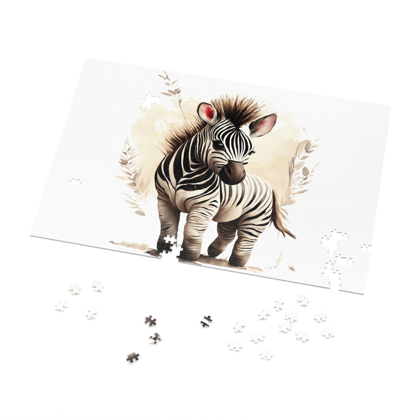 Jigsaw Puzzle, Zebra, Personalised/Non-Personalised (30, 110, 252, 500,1000-Piece)