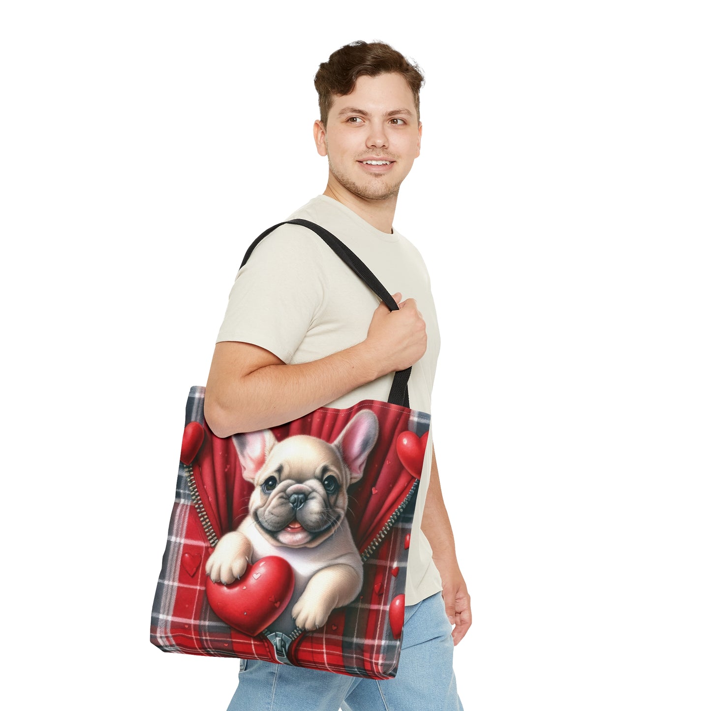 Tote Bag, Cute Dog, Personalised/Non-Personalised Tote bag