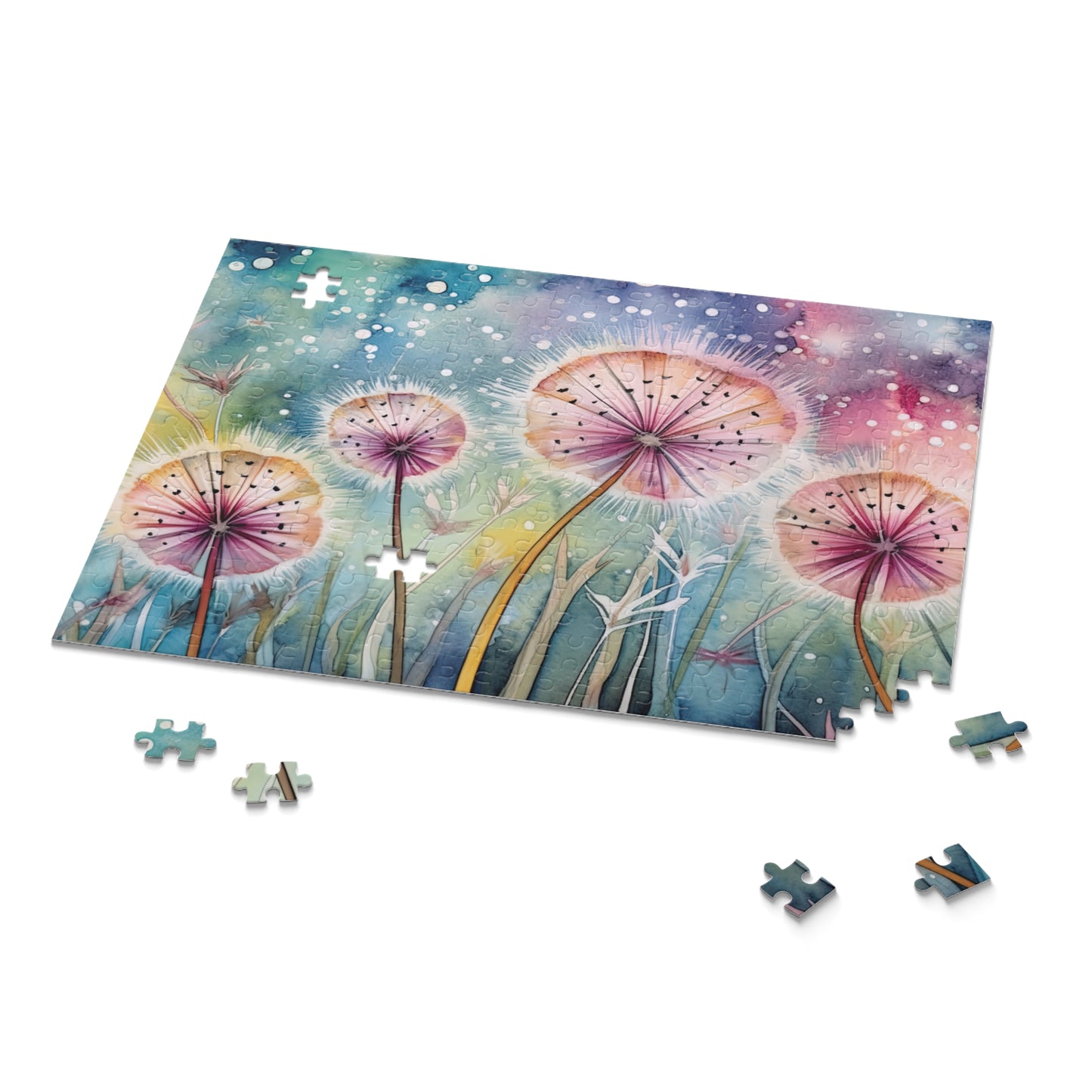 Personalised/Non-Personalised Puzzle, Floral (120, 252, 500-Piece)